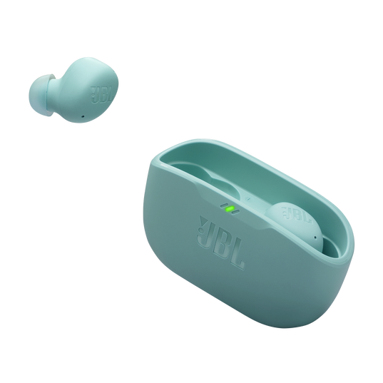 JBL Wave Buds 2 - Blue - True Wireless Noise Cancelling Earbuds - Detailshot 2